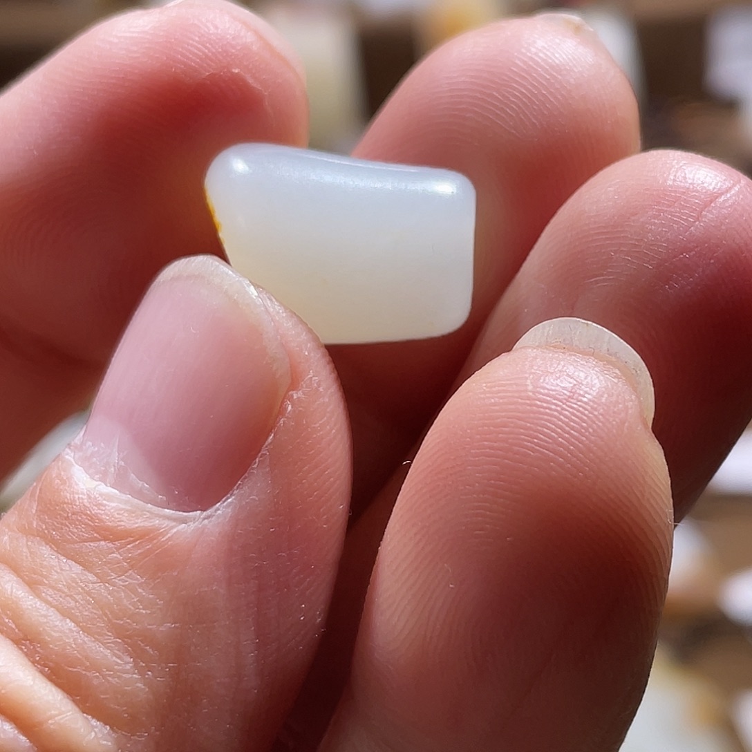 北***星和田玉未镶嵌车挂