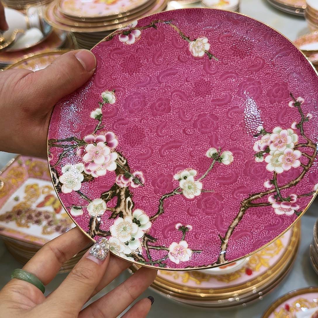 搪瓷骨瓷陶瓷茶具高温家用工厂清