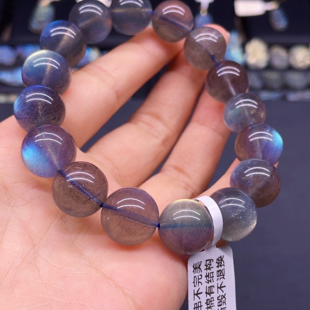 未镶嵌手串长石H****M13.8左右
