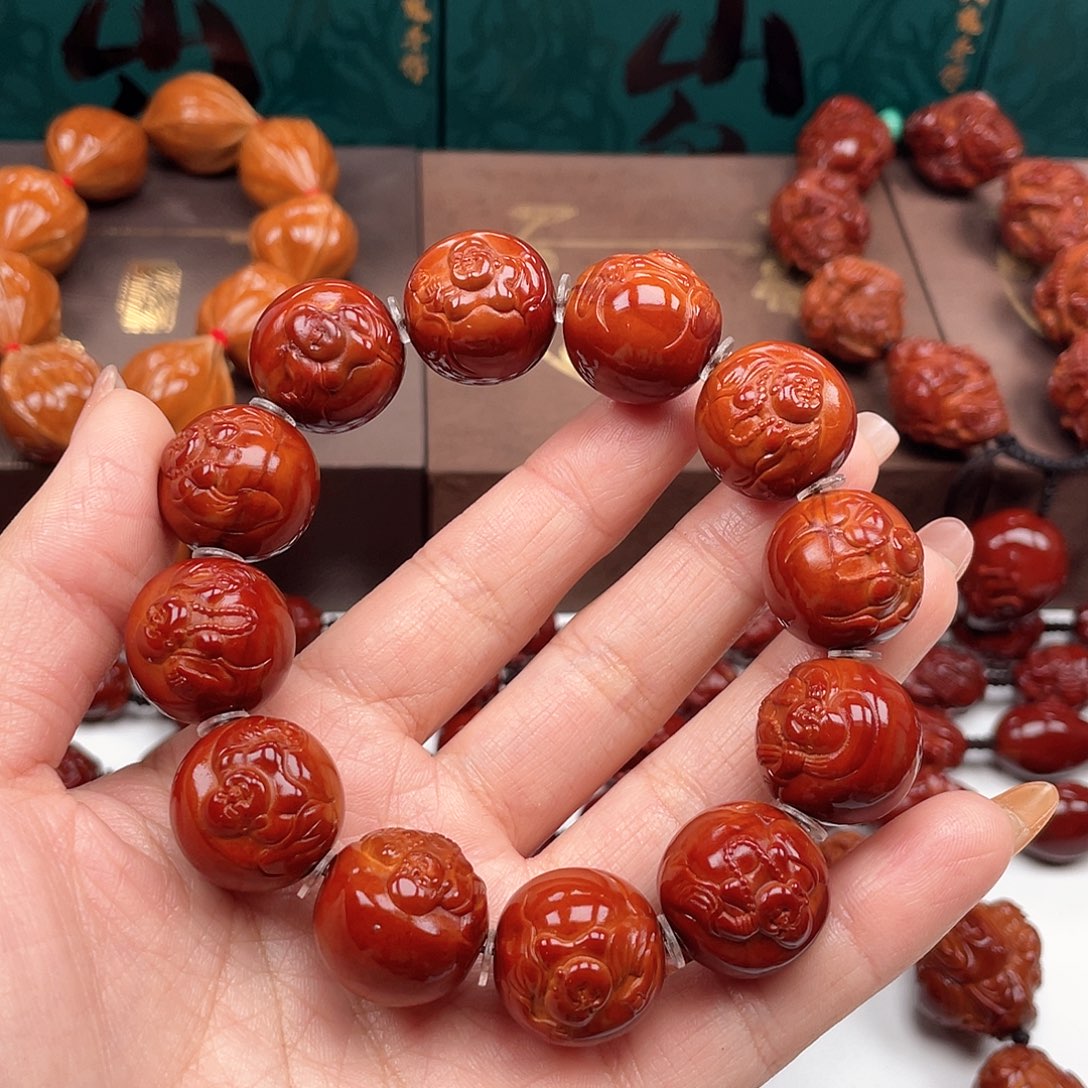 橄榄核手串骚*弥勒手串