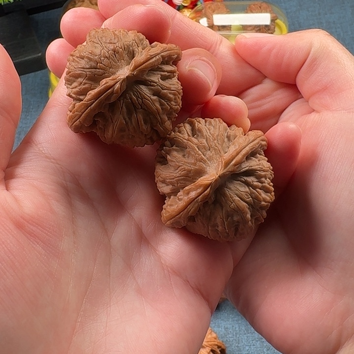 文玩核桃把件球白42