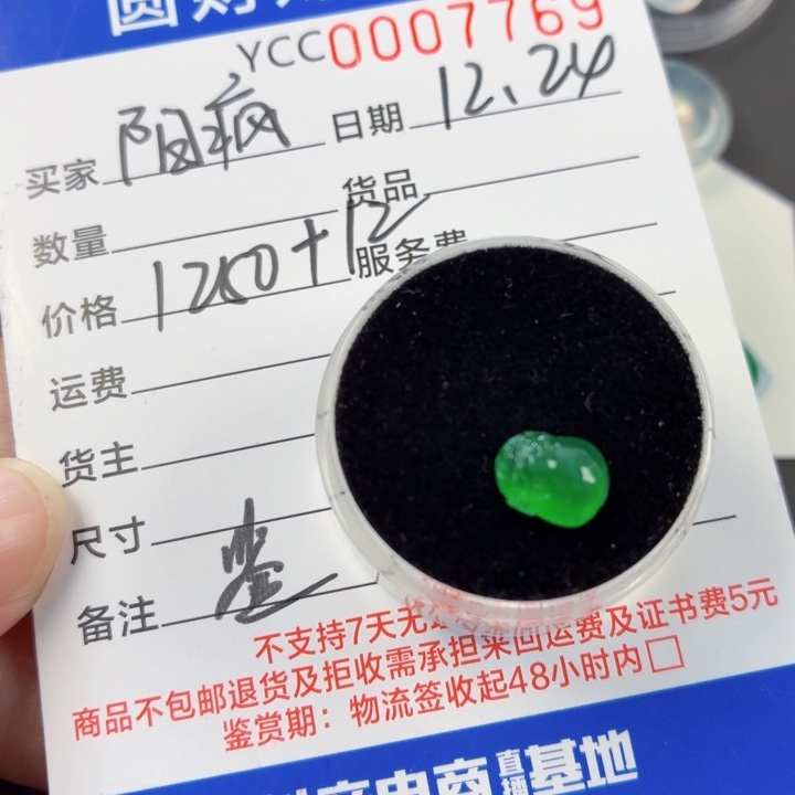 阳***疯翡翠未镶嵌颈饰翡翠