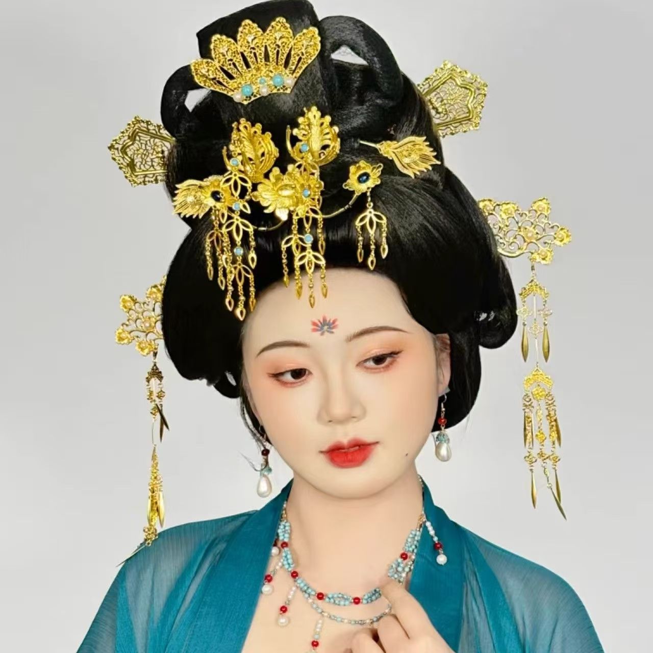 古装插梳秀禾发簪簪子饰品千金风明制复古簪发头饰