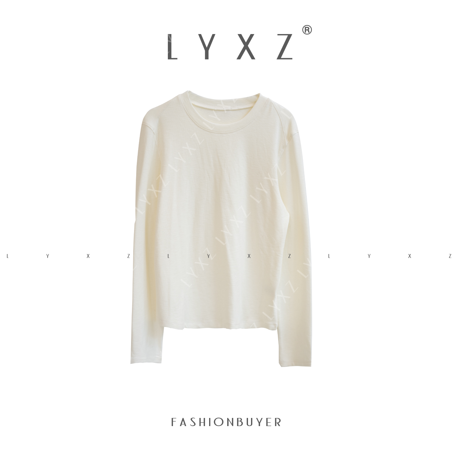 LYXZ x【岁月温良】冬季新款内磨毛圆领长袖百搭T恤81954