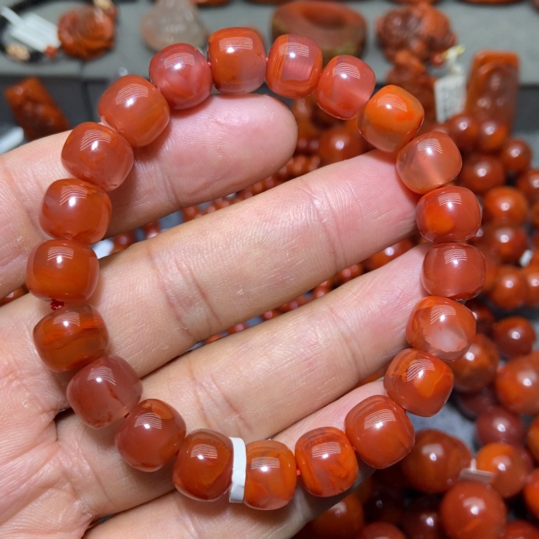 【闪购商品】南红玛瑙手串未镶嵌10mm