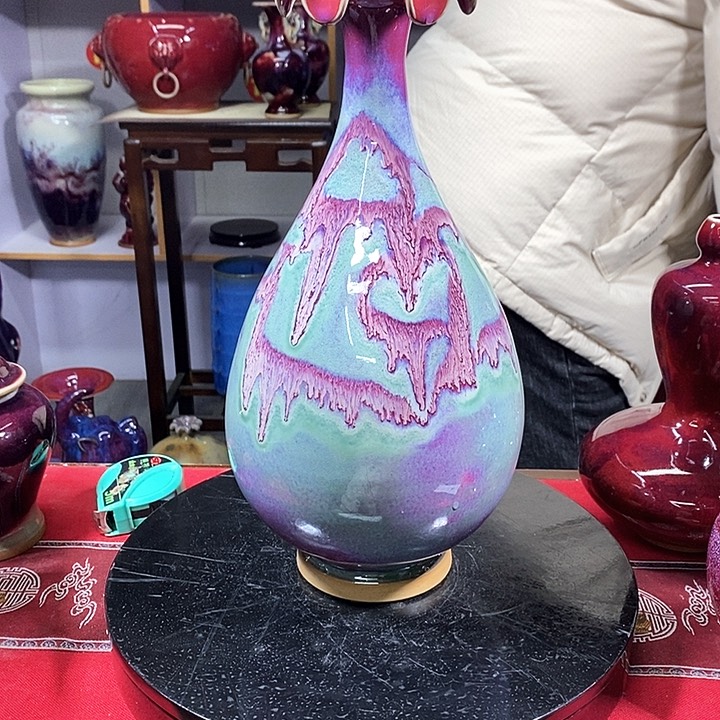 瓶中国神垕精品钧瓷