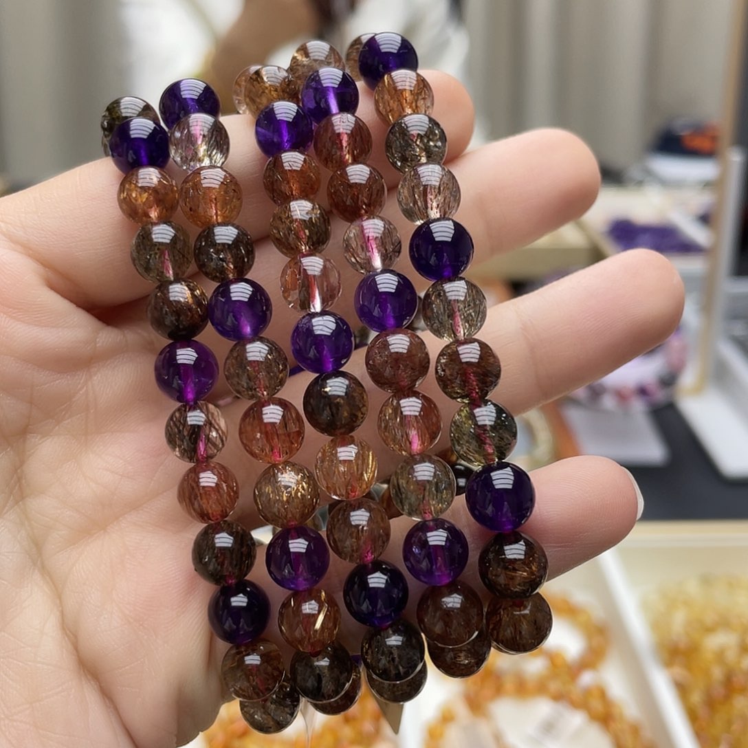 水晶手链未镶嵌超七多样性发其一