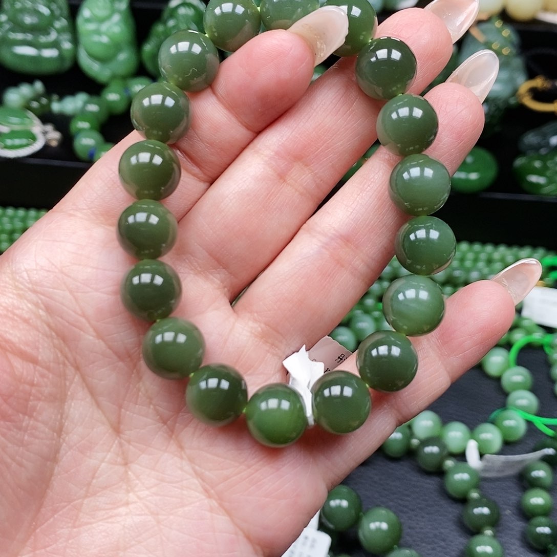 和田玉手链未镶嵌