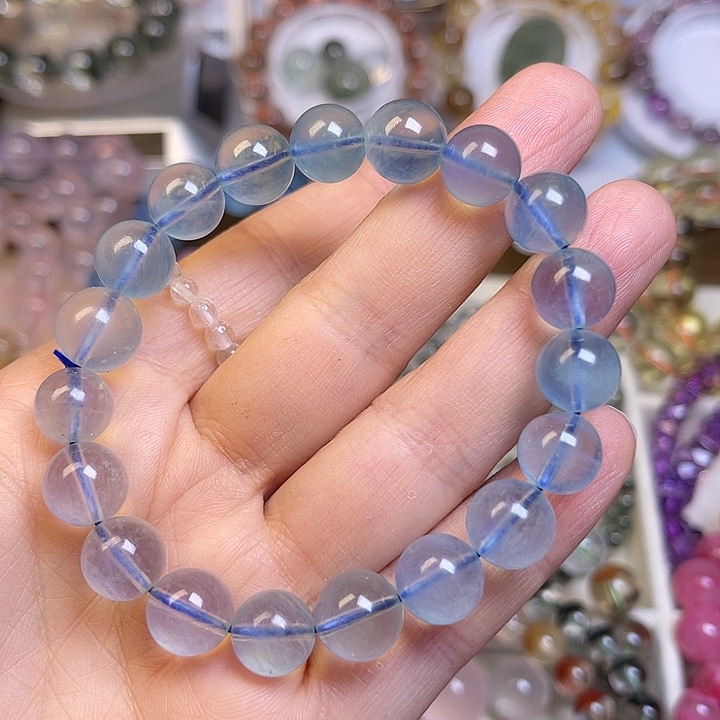水晶手链未镶嵌海蓝宝