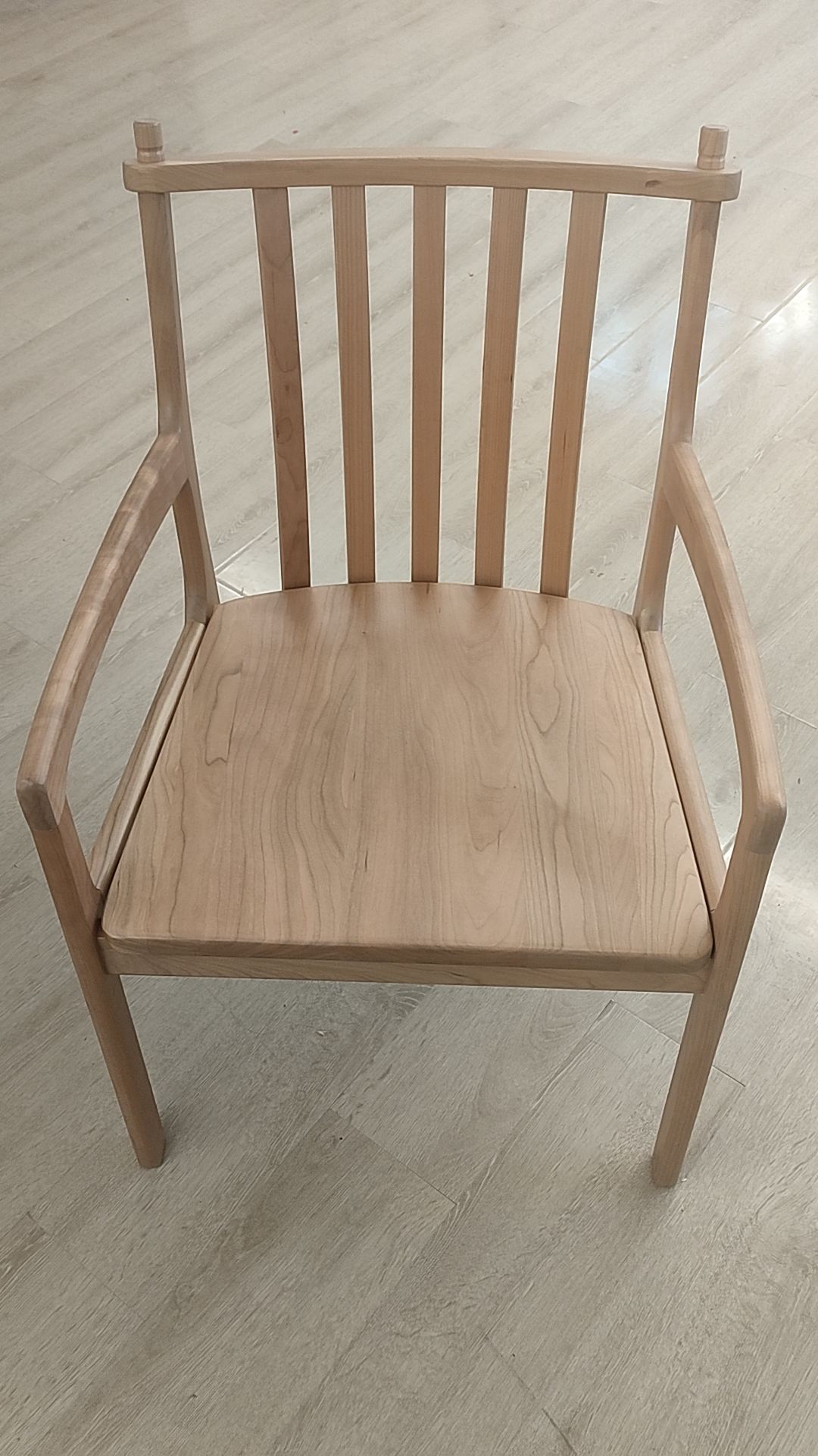 樱桃木全材扶手椅巴顿椅休闲椅