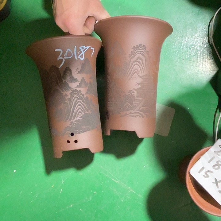 风***月花盆紫砂孤品处理