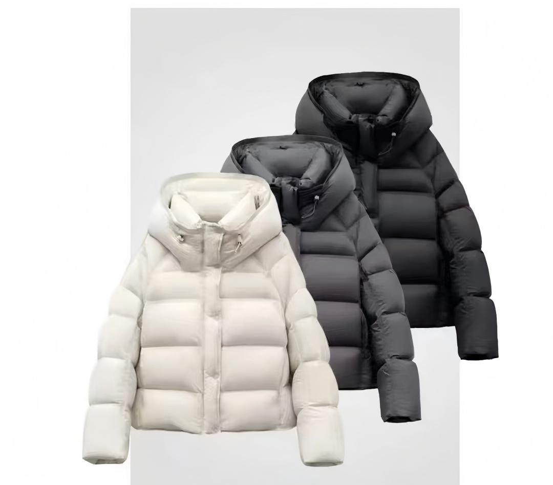 泡芙女短款2025款连帽宽松面包服加厚爆款保暖时尚百搭外套 