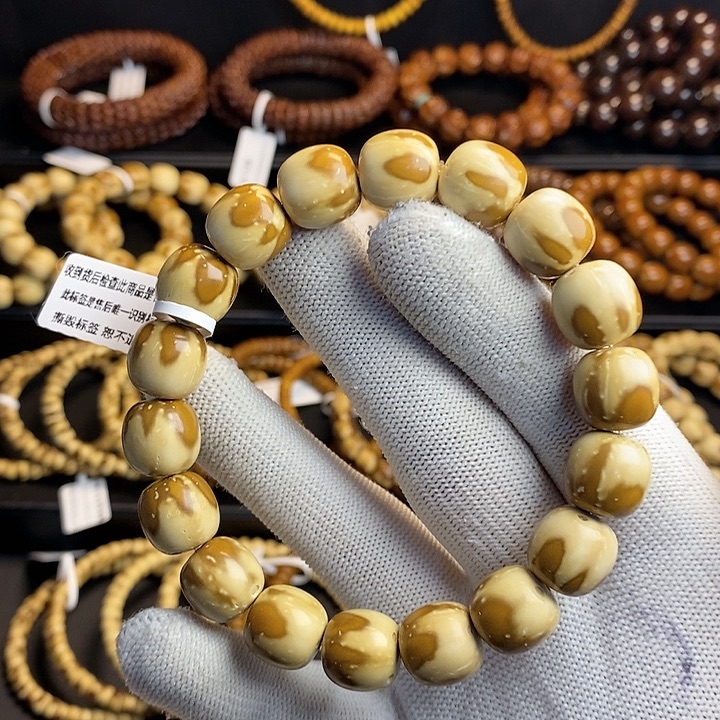 手串紫金鼠花皮半实心老型