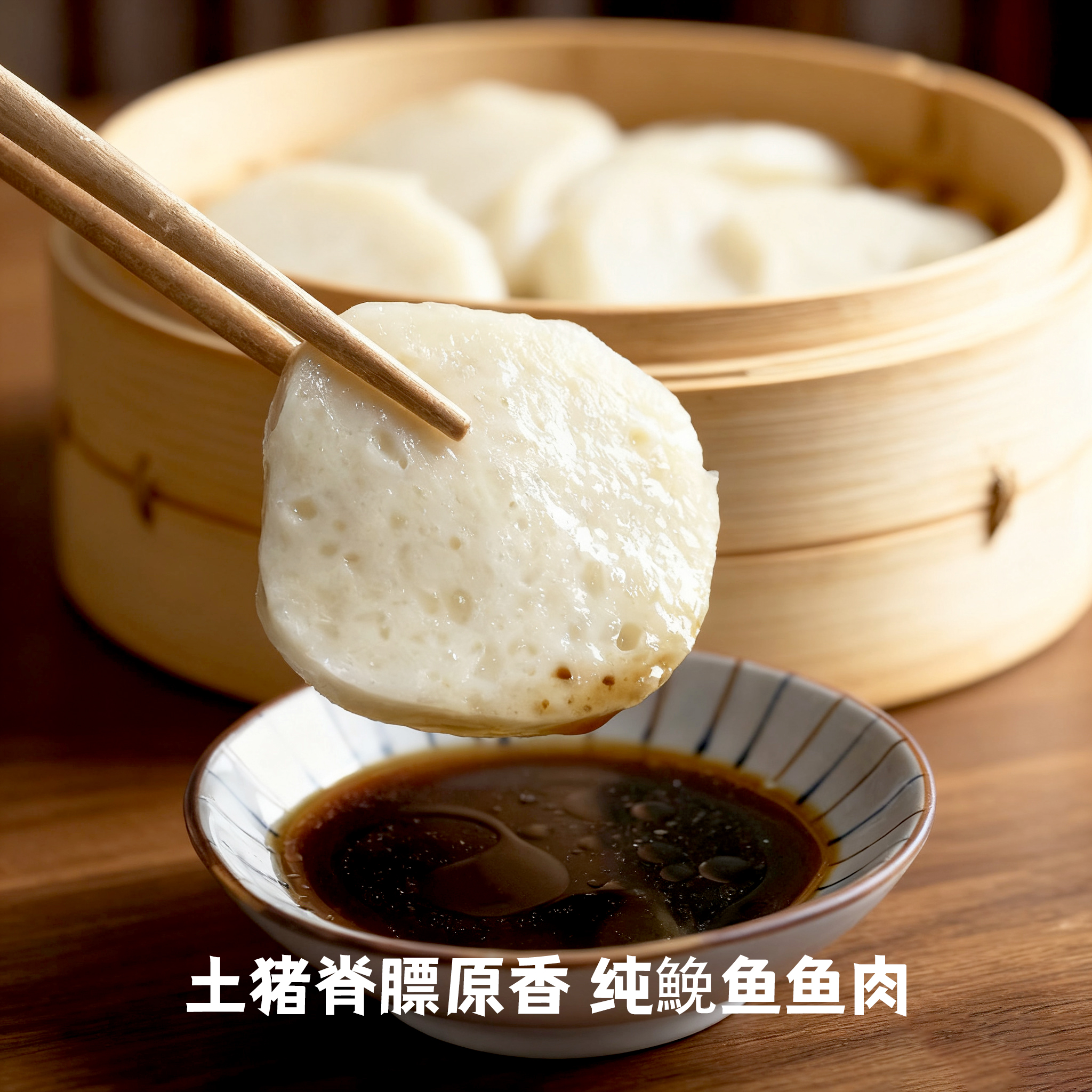 黄渔甲【5条原味装】温州鱼饼特色美食传统鱼饼东海鮸鱼冷冻发货