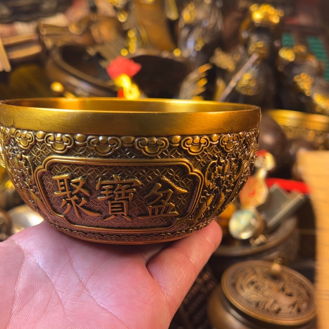 茶壶香炉铜器摆件