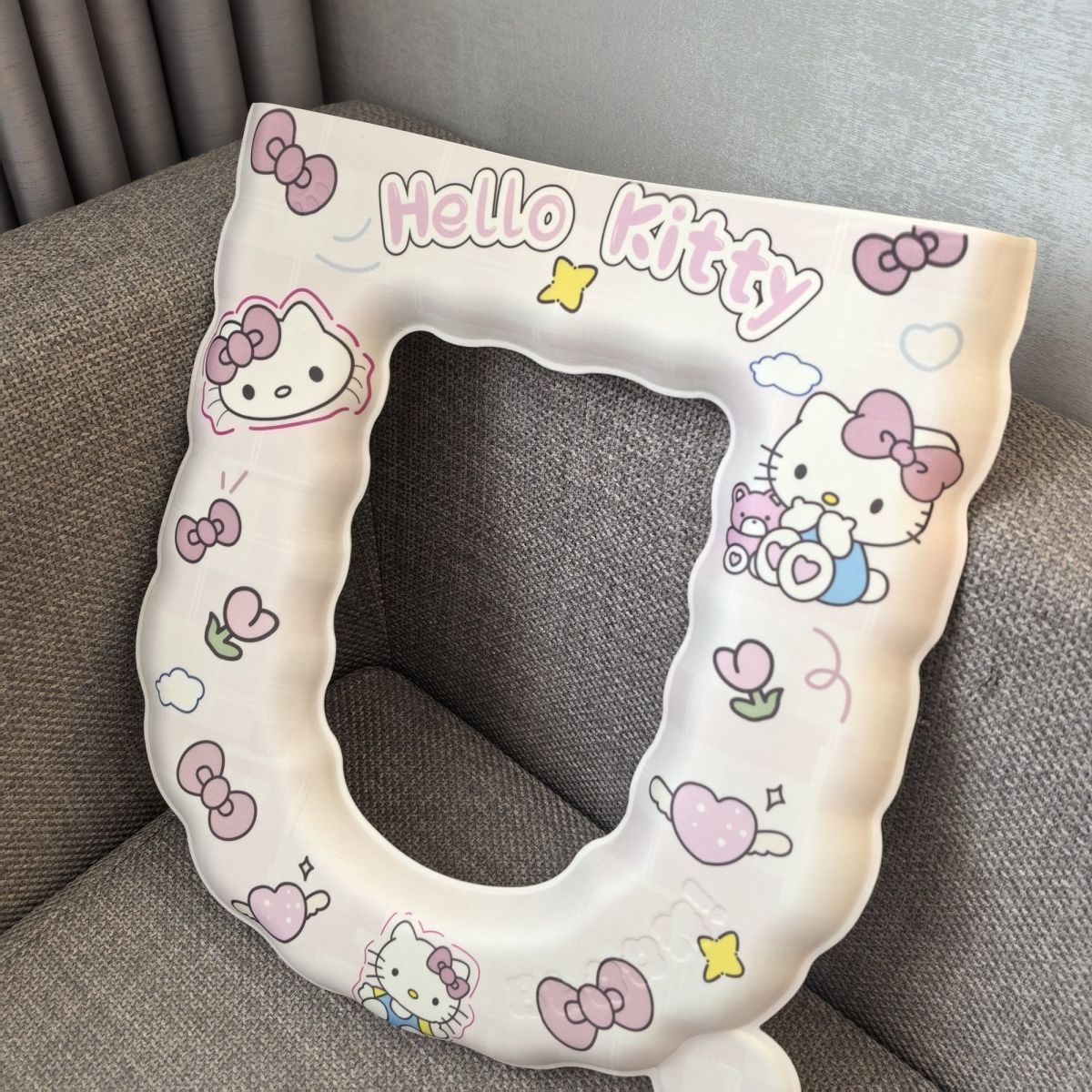 hellokitty马桶垫可爱防水粘贴式坐垫四季通用2025新款厕所坐垫yj