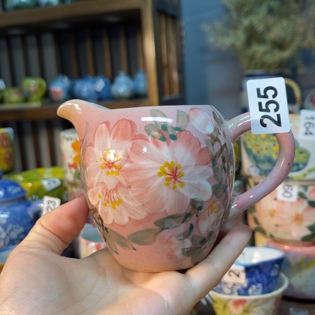 杯素浅陶瓷手工手绘