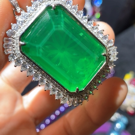 红宝石戒指银S925镶嵌