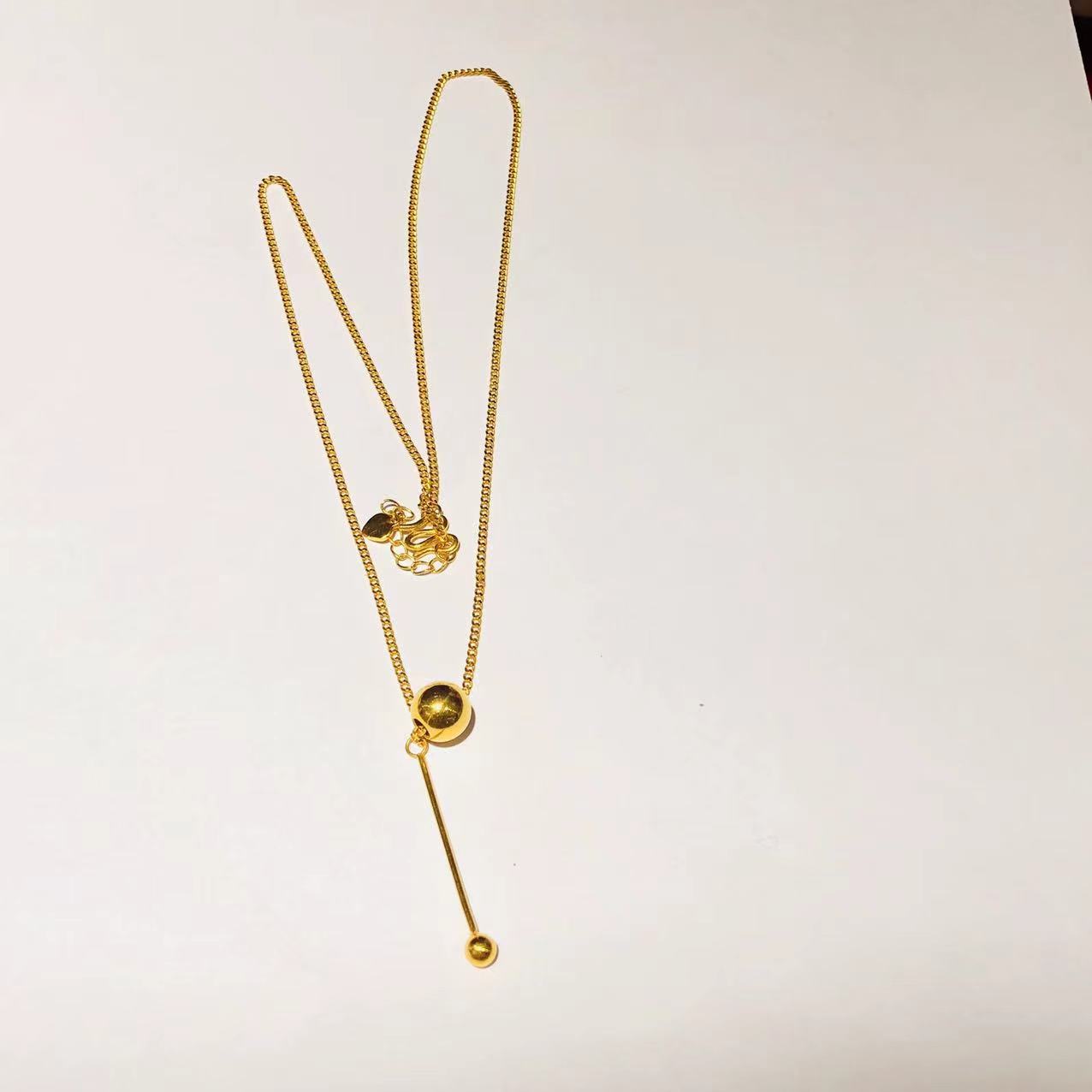黄金足金999时尚有求必应套链
