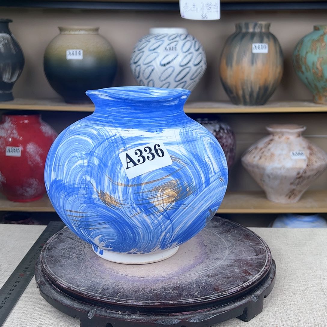 陶瓷336花瓶摆件创意