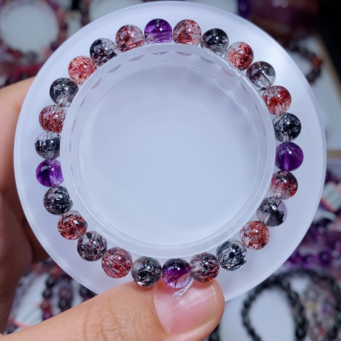 水晶手链未镶嵌毒液