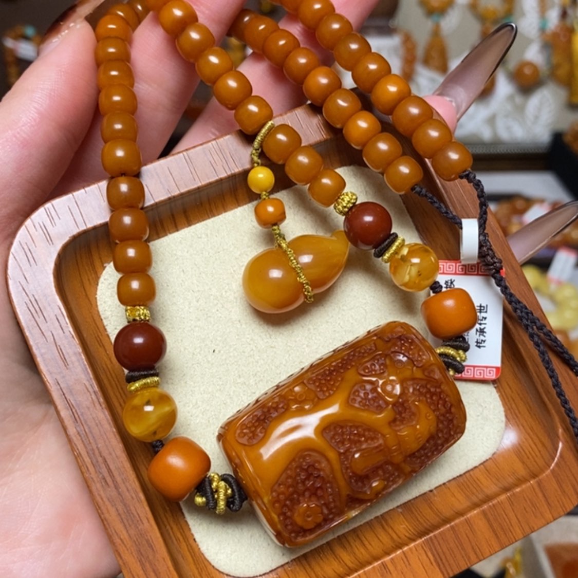 【闪购商品】手链蜜蜡未镶嵌项链