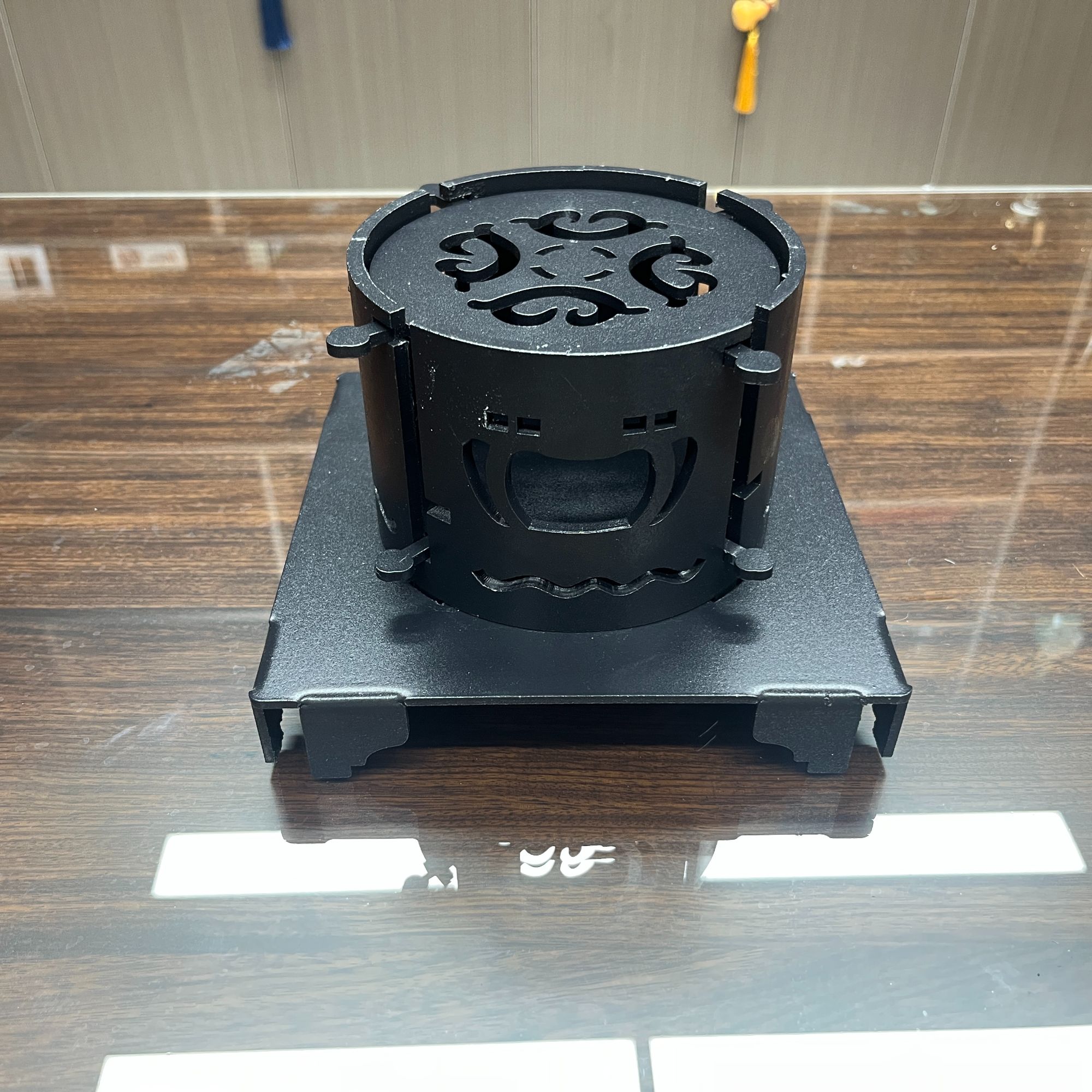 碳钢茶炉简易茶炉围炉煮茶迷你茶炉便携茶炉便携手把茶炉艾窝窝