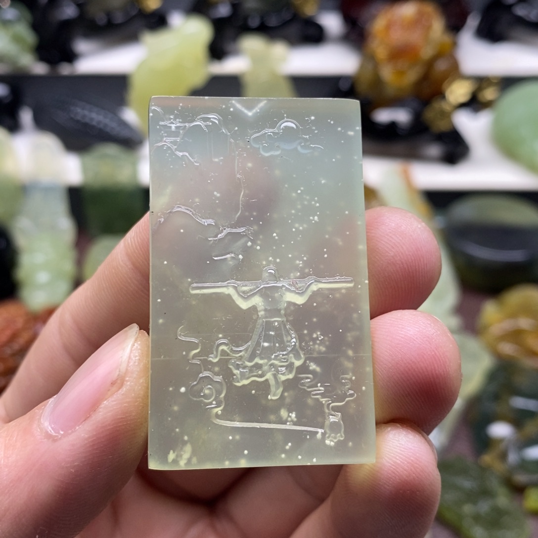 岫玉大圣吊坠未镶嵌