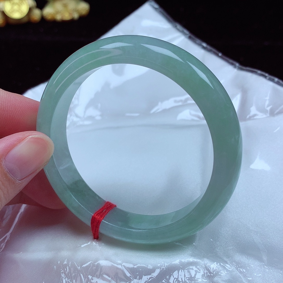 翡翠未镶嵌手镯56-57圈