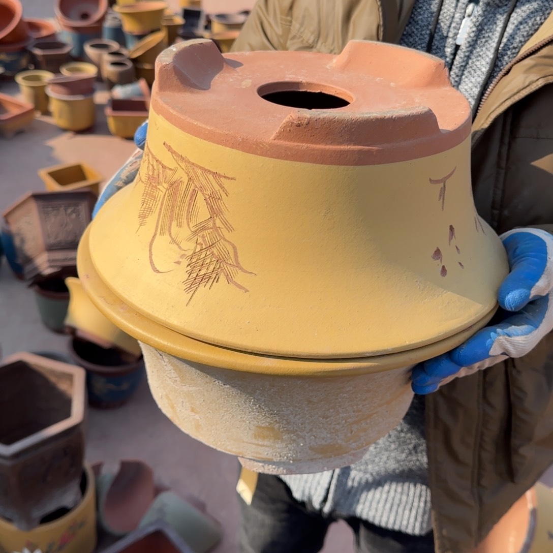 紫砂花盆口径23.9口径