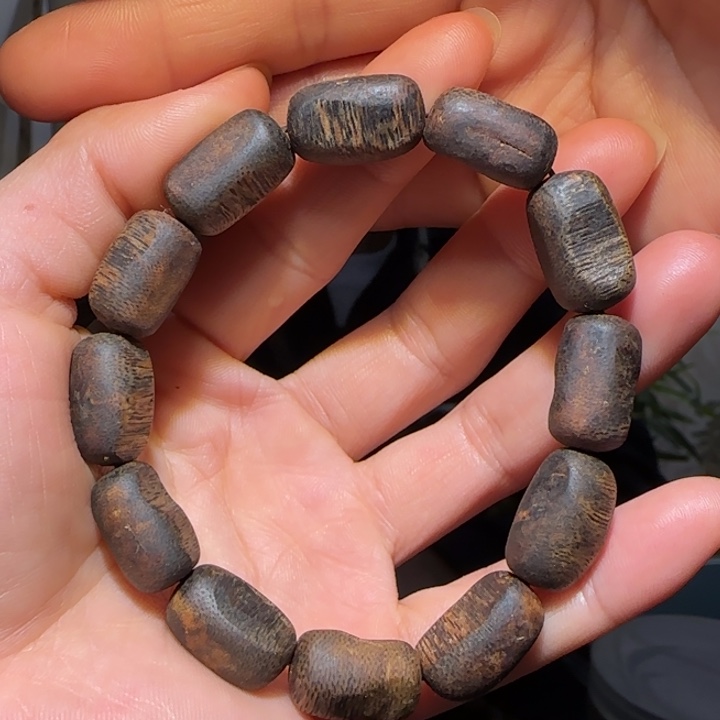 沉香手串紫棋手串13.6克