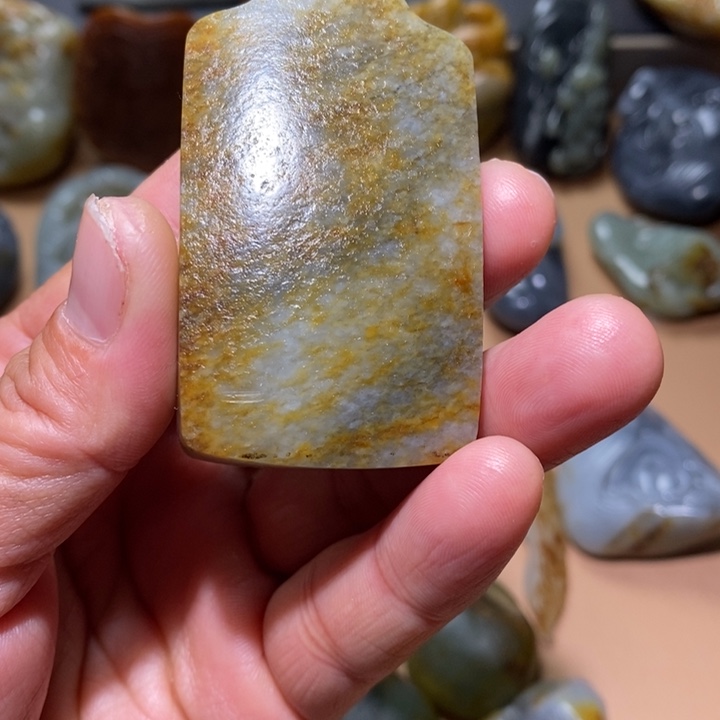 和田玉未镶嵌吊坠(不含链)