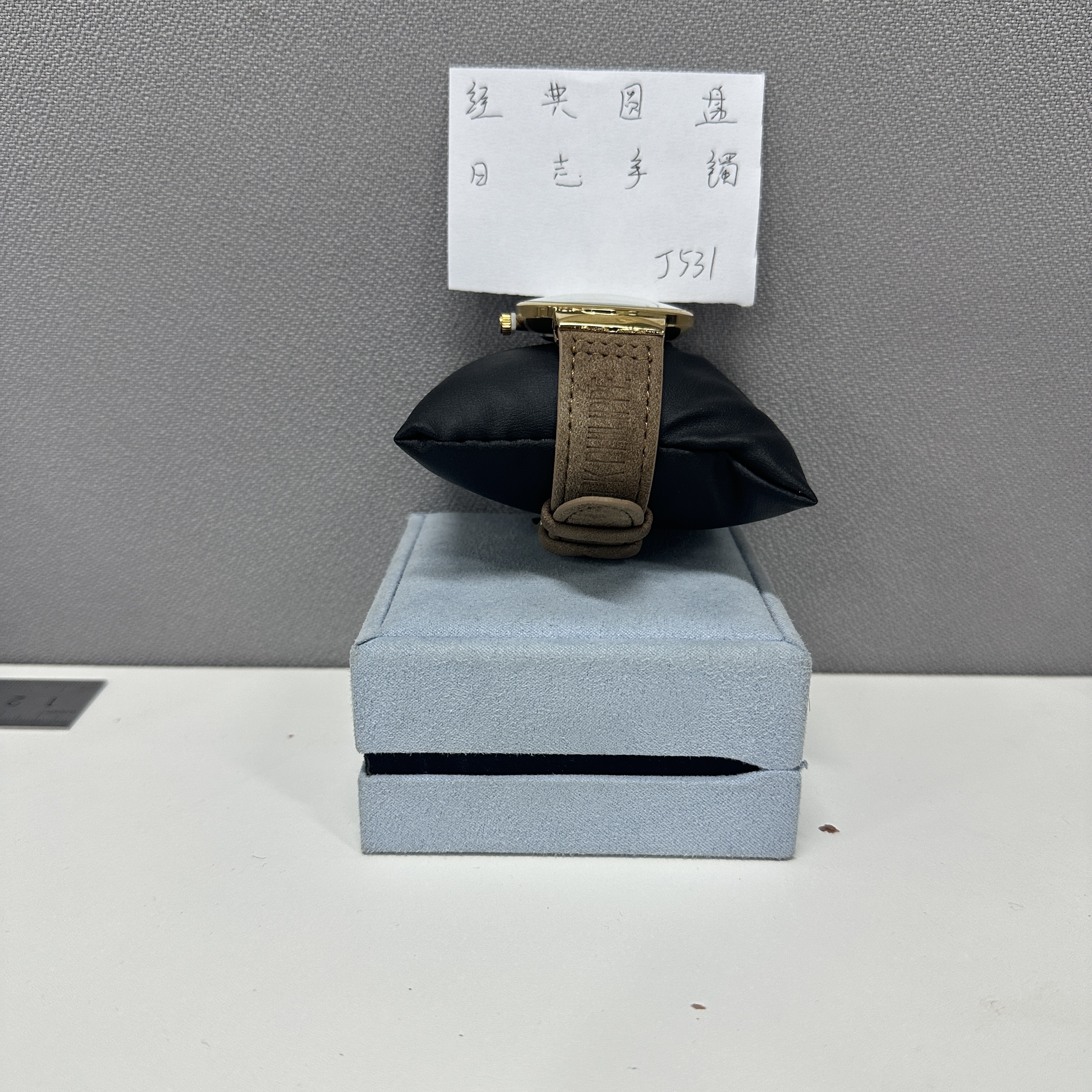 钛钢手镯 经典圆盘日志手镯  ZF-J531