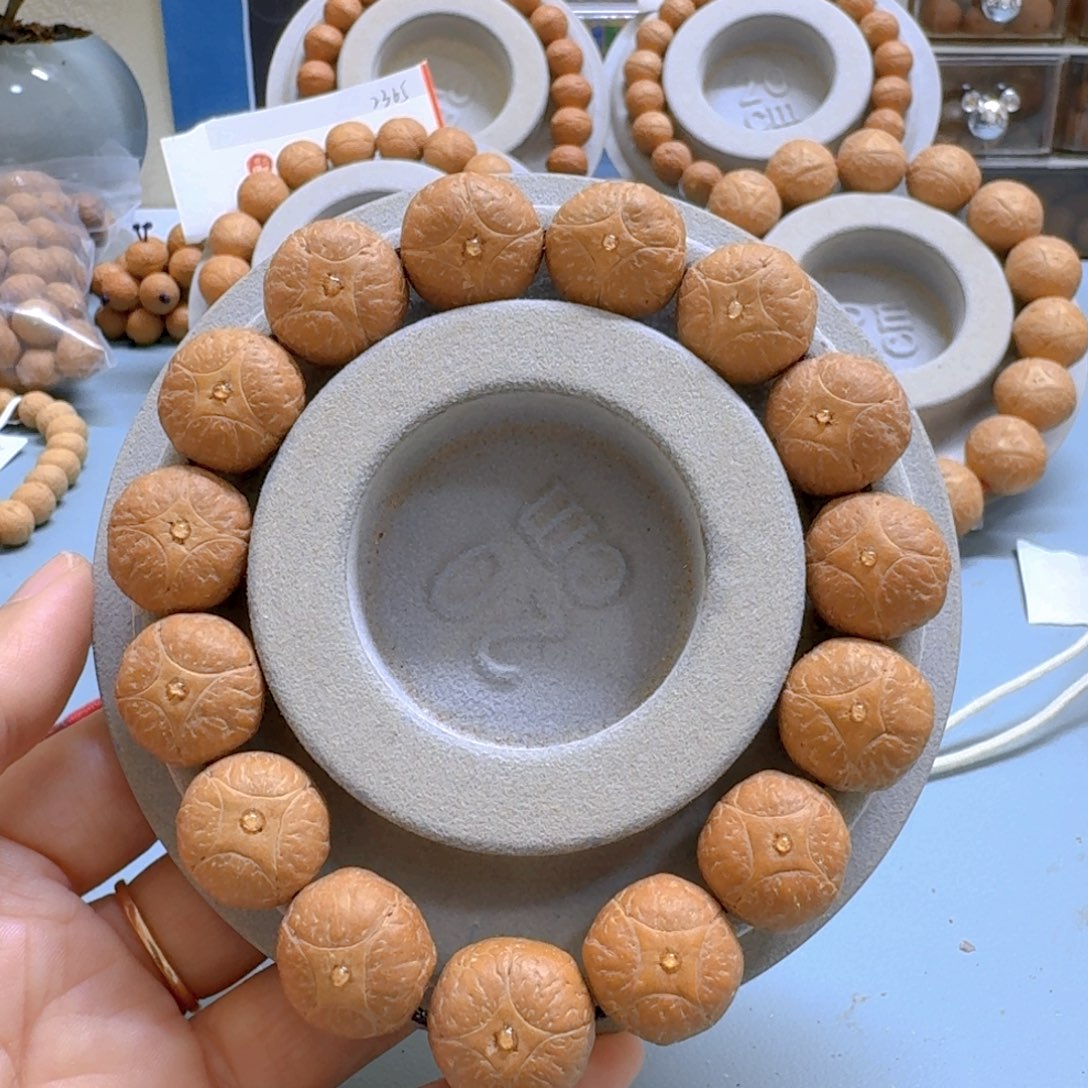 手串凤眼菩提17mm麒麟85@2353