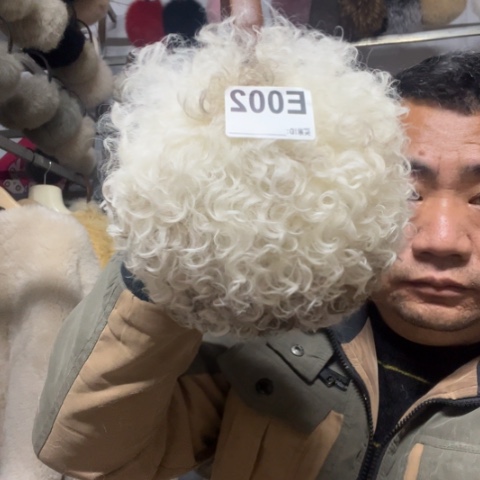 山羊皮2真皮真毛原生态纯天然