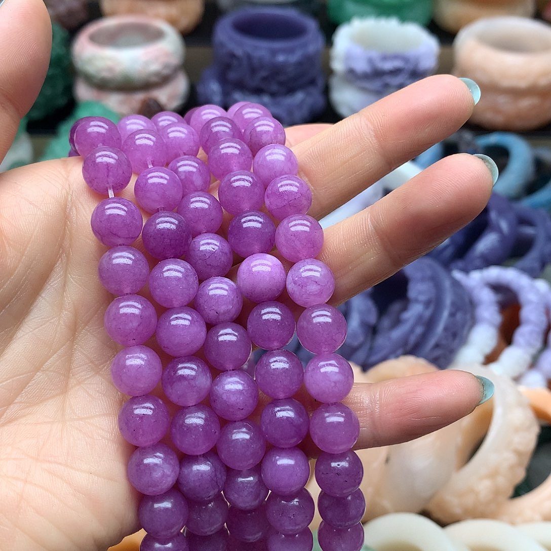 毛衣链未镶嵌石英质玉