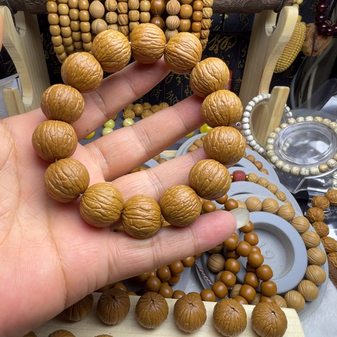 我***点猴头核桃手串全品无暇聚宝盆