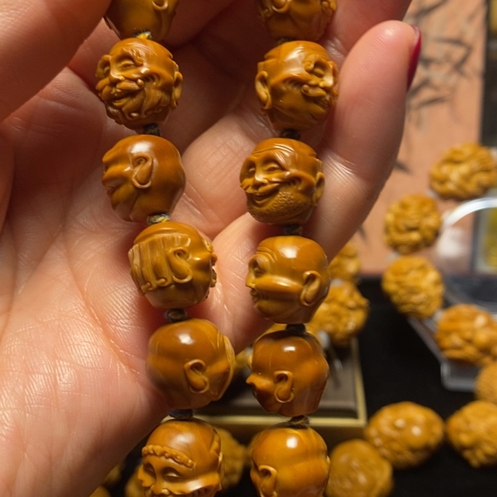 橄榄核手串/手链王*江殷派罗汉