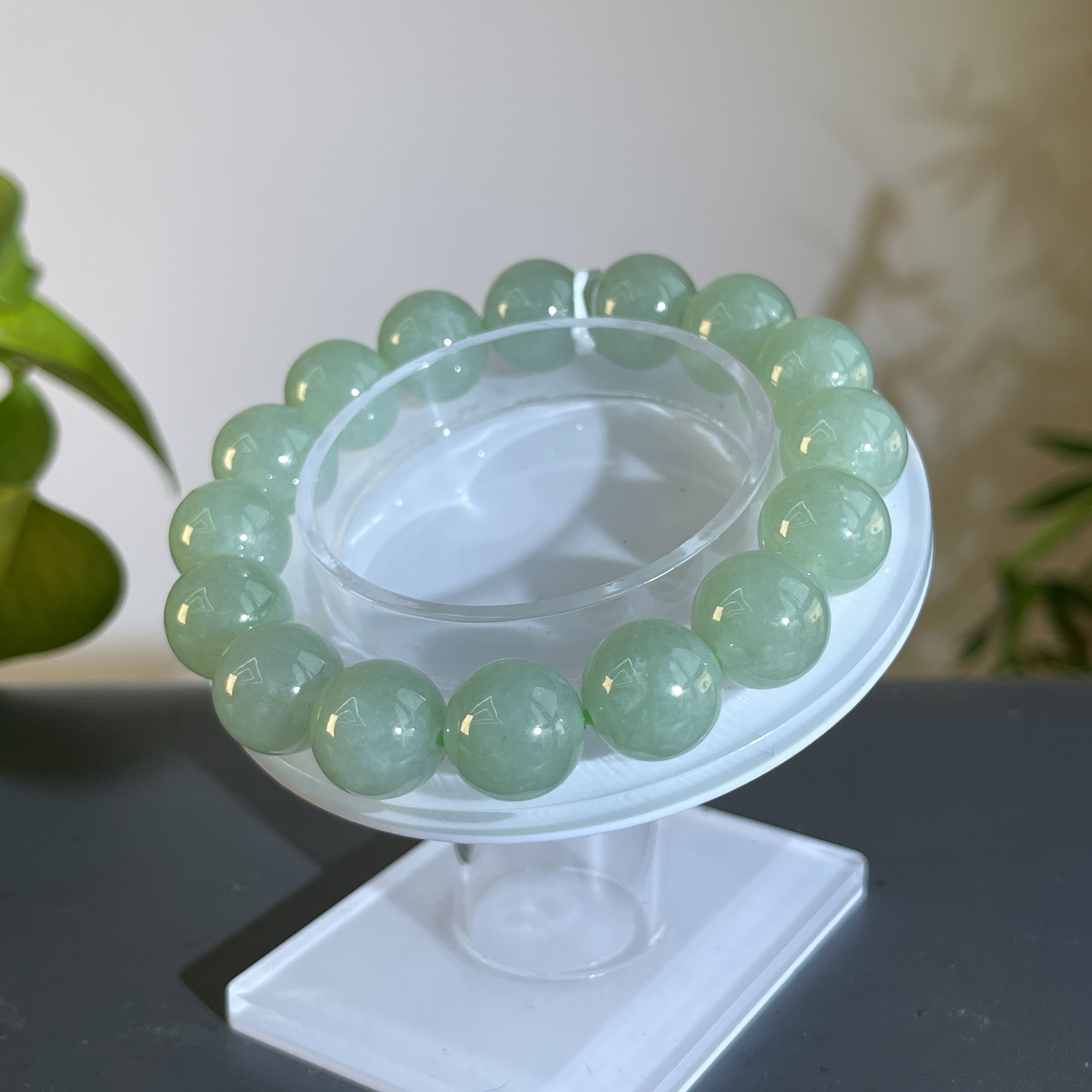 JTB20-150 天然缅甸翡翠A货 翡翠手串