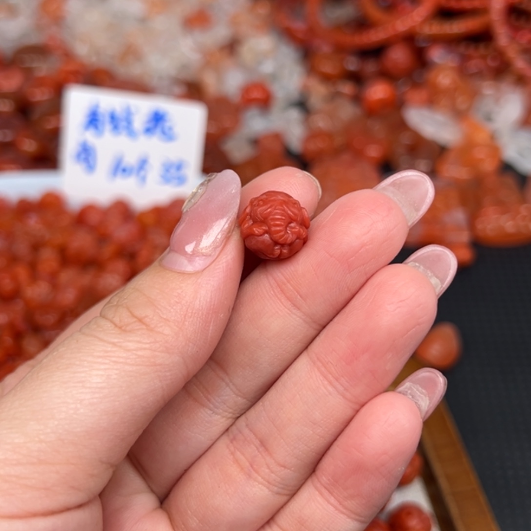 南红玛瑙未镶嵌吊坠(不含链)