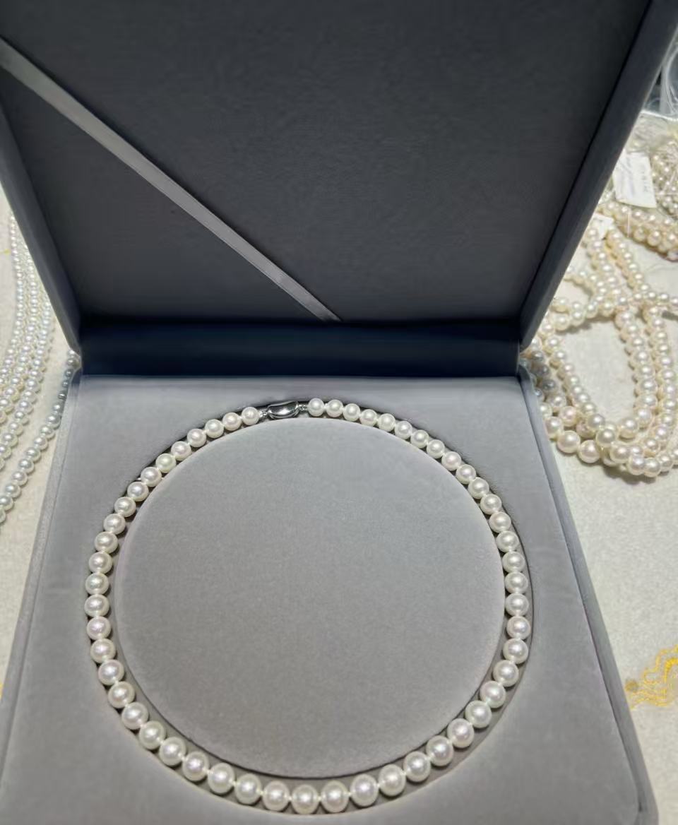 9-10mm点位 正圆 极光 无暇 精致百搭 时尚饰品