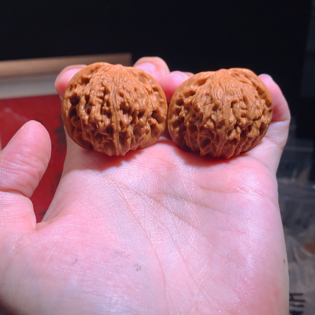 文玩核桃吊坠39尺磨盘76号