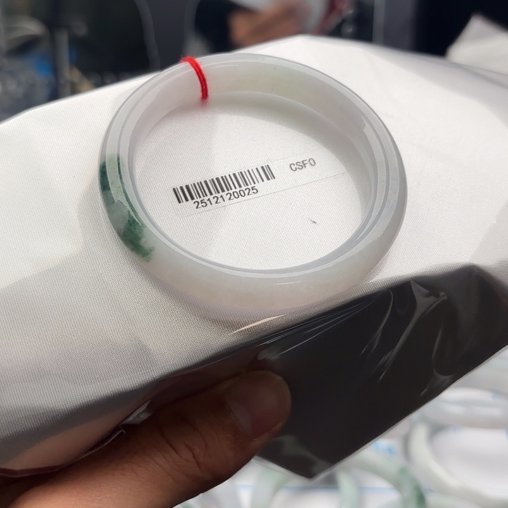 翡翠未镶嵌手镯555657 113