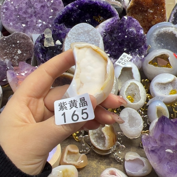 未镶嵌大型摆件（非配饰）紫晶用****6165