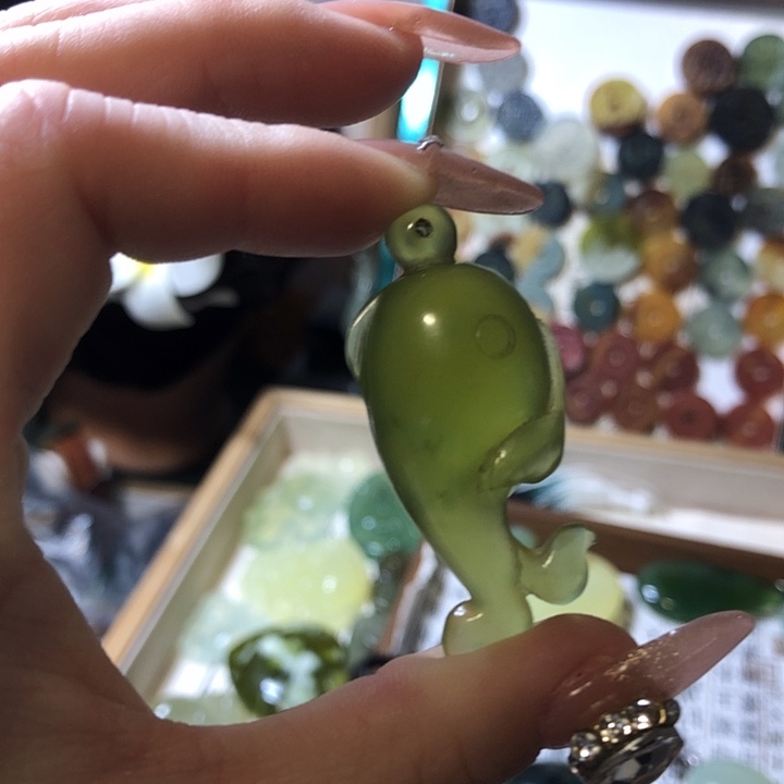 岫玉岫玉挂件未镶嵌