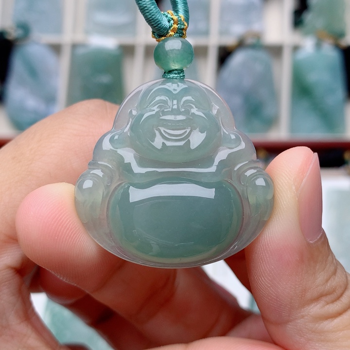颈饰未镶嵌翡翠佛