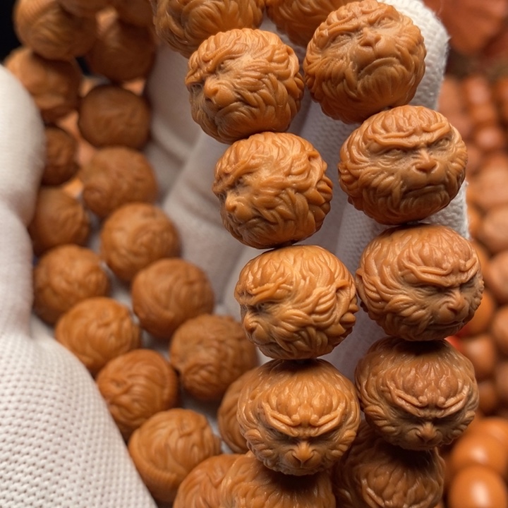 【闪购商品】猴头核桃吊坠寂****林斗战胜佛