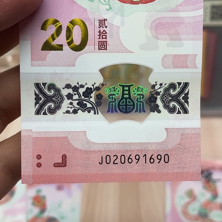 蛇钞朦胧号裸钞020691690