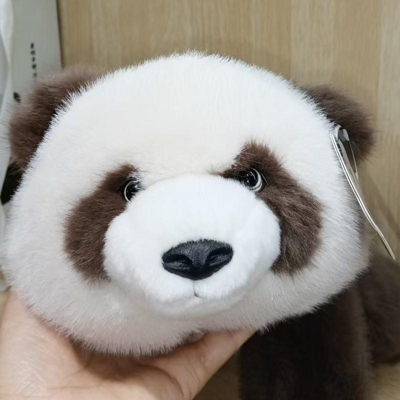 仿真七仔趴趴熊猫毛绒玩偶可爱公仔抱枕成都纪念品礼物