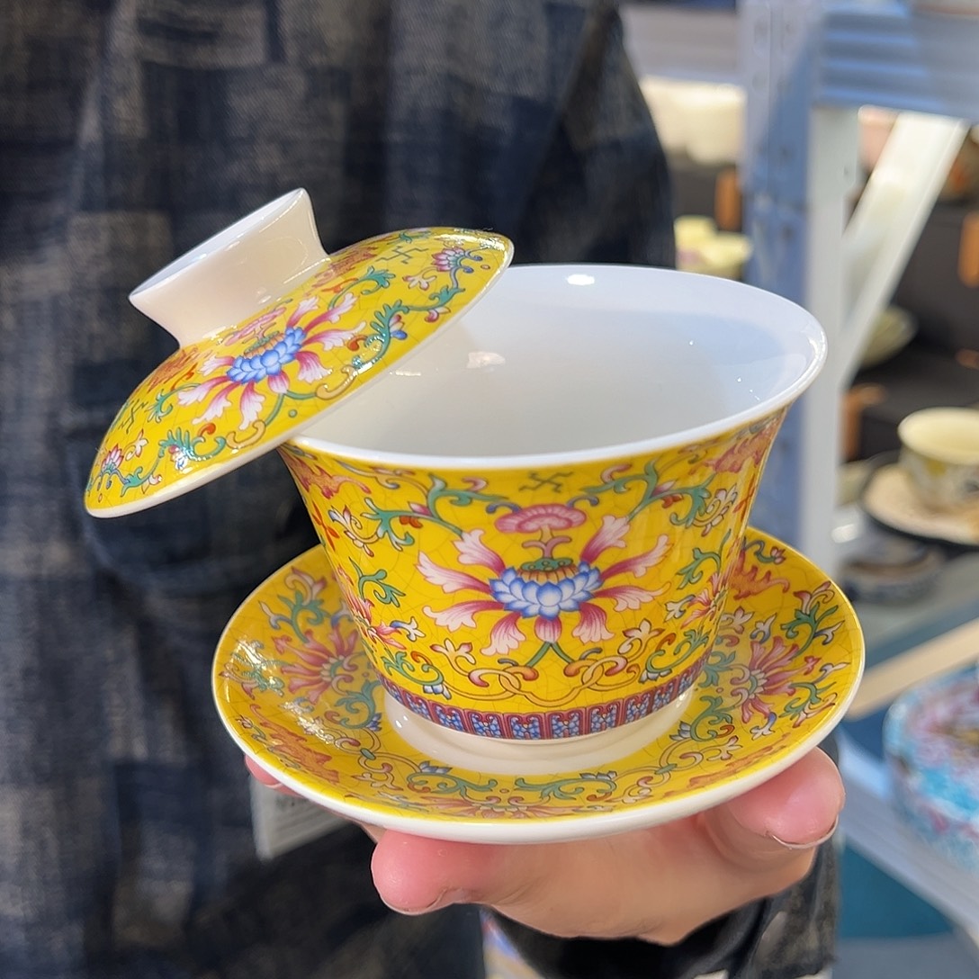 盖碗很漂亮我很喜欢